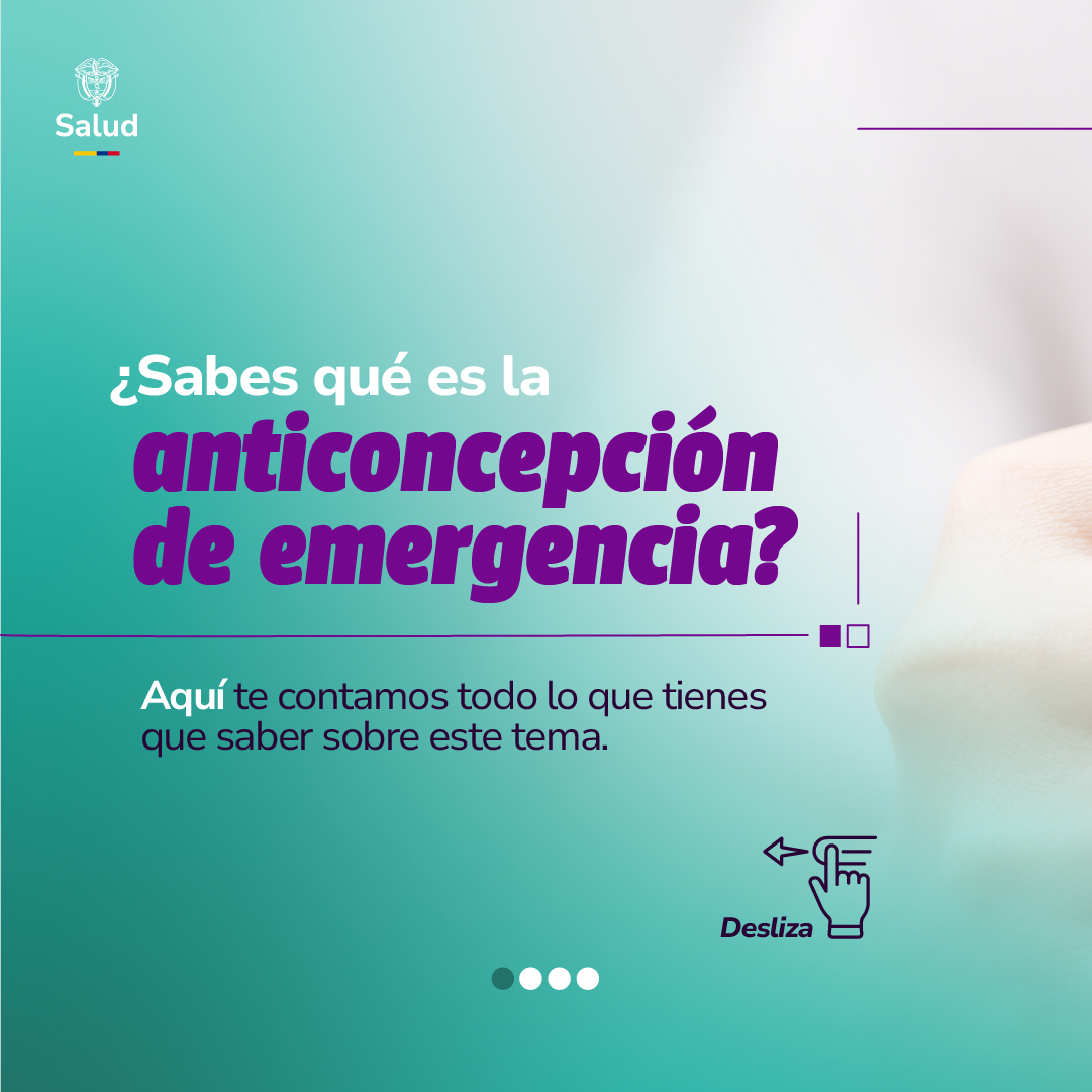 MinSaludCol's tweet image. ¿Sabes qué es la anticoncepción de emergencia?
Te contamos todo lo que necesitas saber para tomar decisiones informadas sobre tu salud sexual. 💚
📌 Descubre cómo funciona, cuándo usarla y por qué es importante recordar que es solo para emergencias.
✅ Desliza y aprende más.…