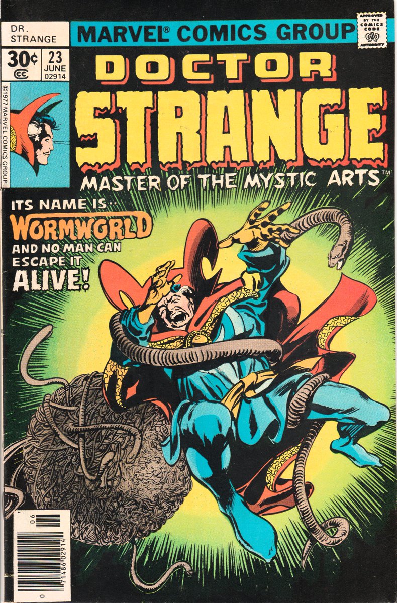 odhurt's tweet image. Doctor Strange by Marv Wolfman, Jim Starlin and Rudy Nebres with a cover by Gene Colan and Tom Palmer. Amazing the amount of talent we took for granted back then.