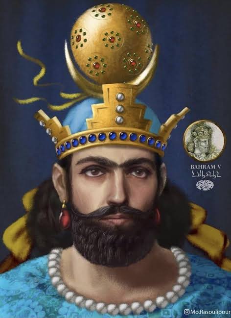 Gandaberunda4's tweet image. Sassanid Bahram V could have married a daughter of Emperor KumaraGupta I, and received the port of Debal as dowry.
Sources that hint at such a possibility: Haft Peykar, Shahnameh, Tarikh al-rusul wa al-muluk lit.
Probably Hans Bakkers theory of anti Hunnic war is right.