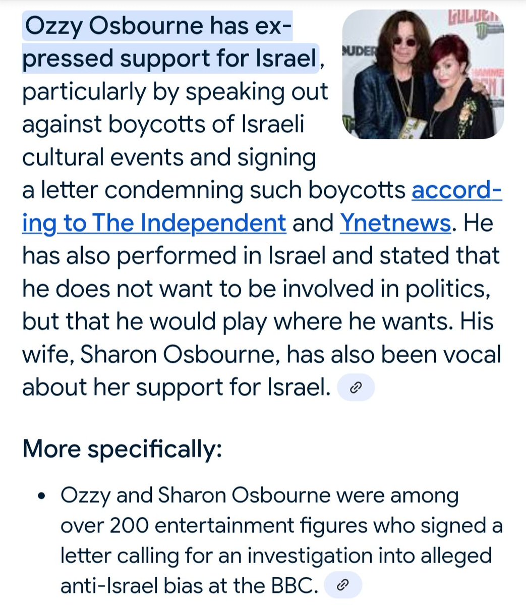 revoltinghippie's tweet image. I have no time for anyone who supports genocide including Ozzy Osbourne