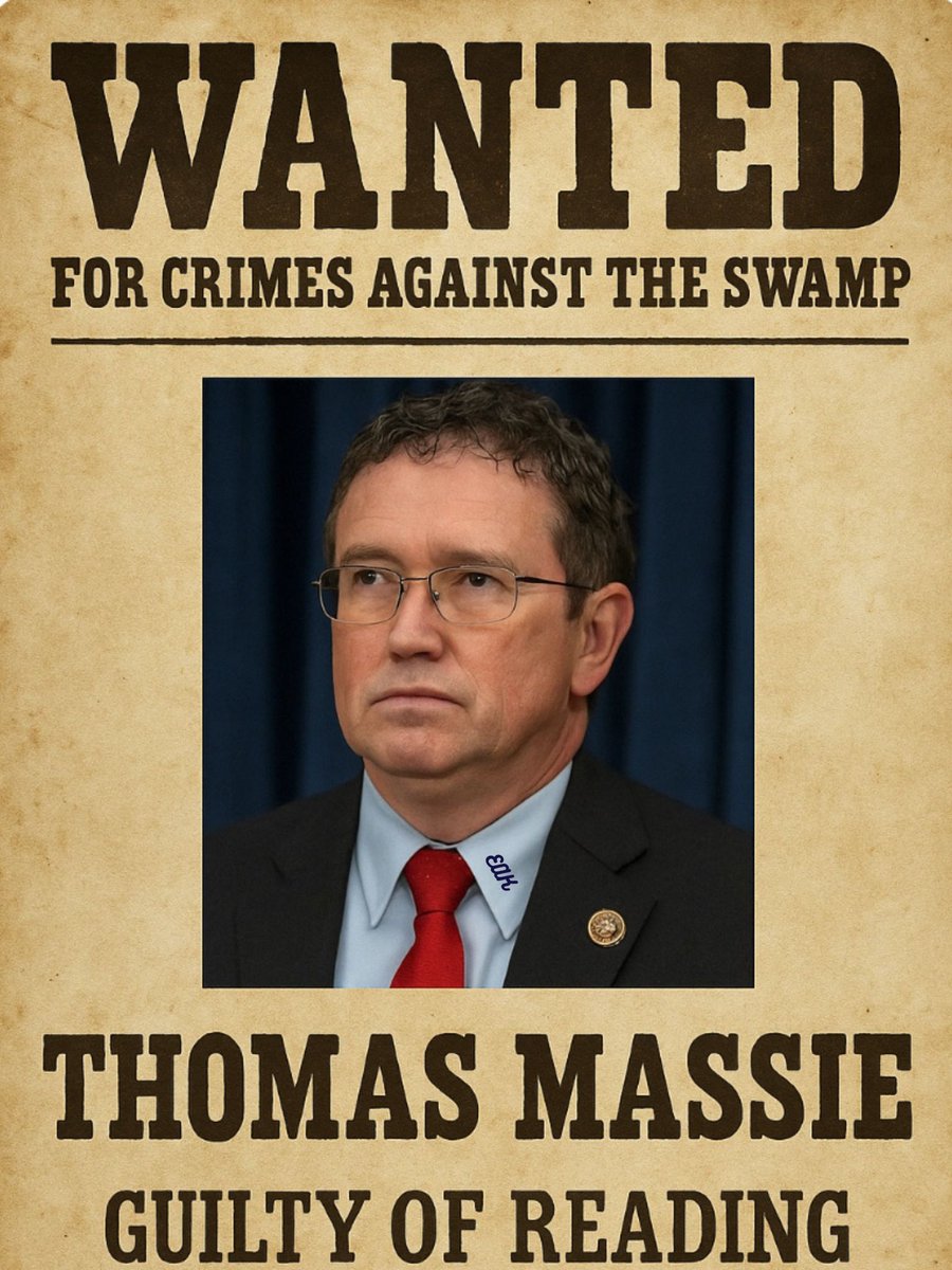 massiememes's tweet image. Massie is guilty of being informed, intelligent, and dangerous