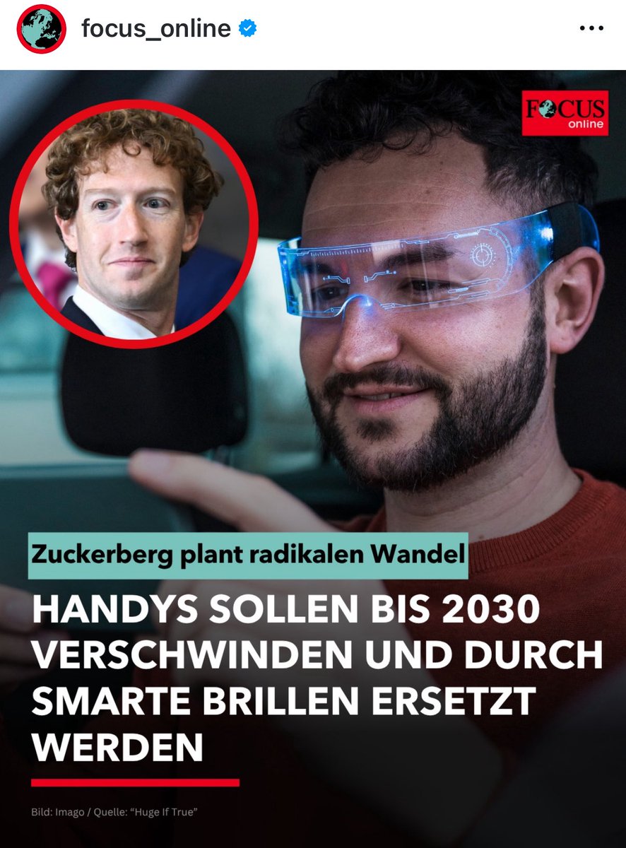salegen's tweet image. Eine Brille soll das Handy ablösen?! Ich trage Linsen, aber wie sollen Brillenträger das machen?
