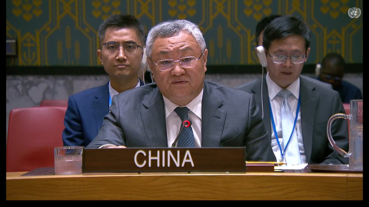 Chinamission2un's tweet image. 傅聪大使在安理会“通过多边主义与和平解决争端促进国际和平安全”高级别公开辩论会上的发言
un.china-mission.gov.cn/hyyfy/202507/t…