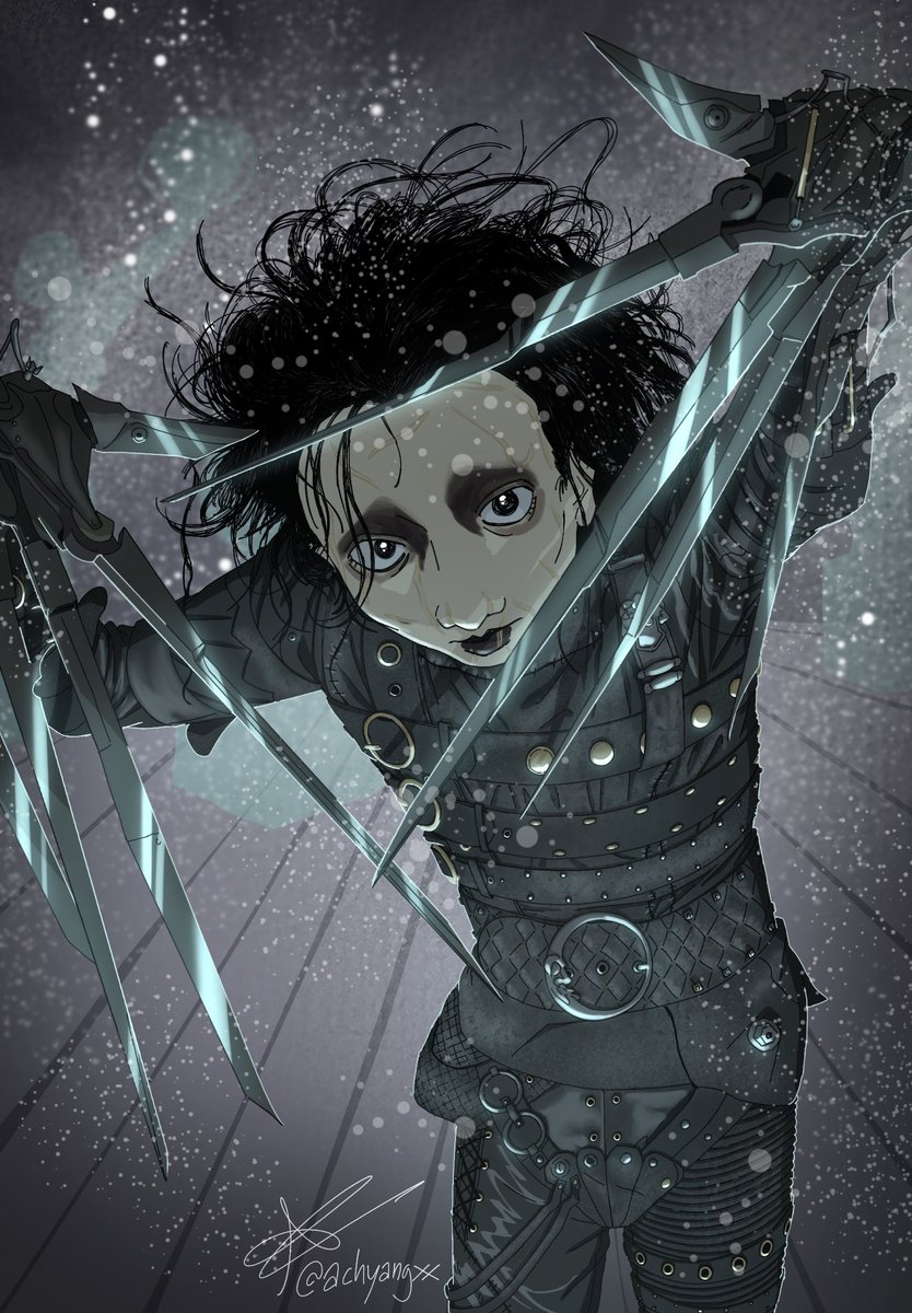 achyangxx's tweet image. pov ur a block of ice aboutta be chopped up
#edwardscissorhands