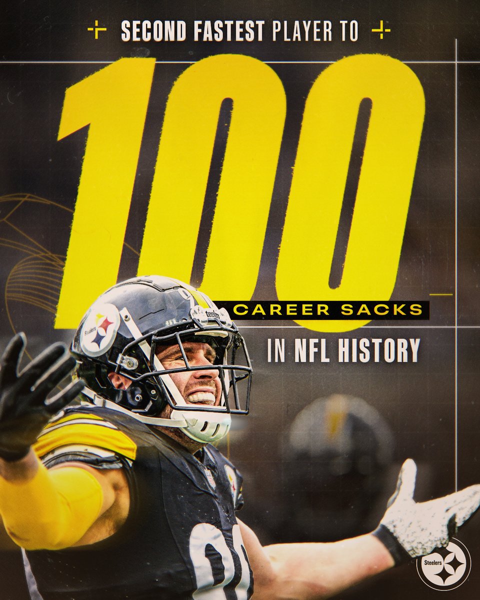 steelers's tweet photo. Best in the biz 😏 @_TJWatt https://t.co/i7Donf3IpL