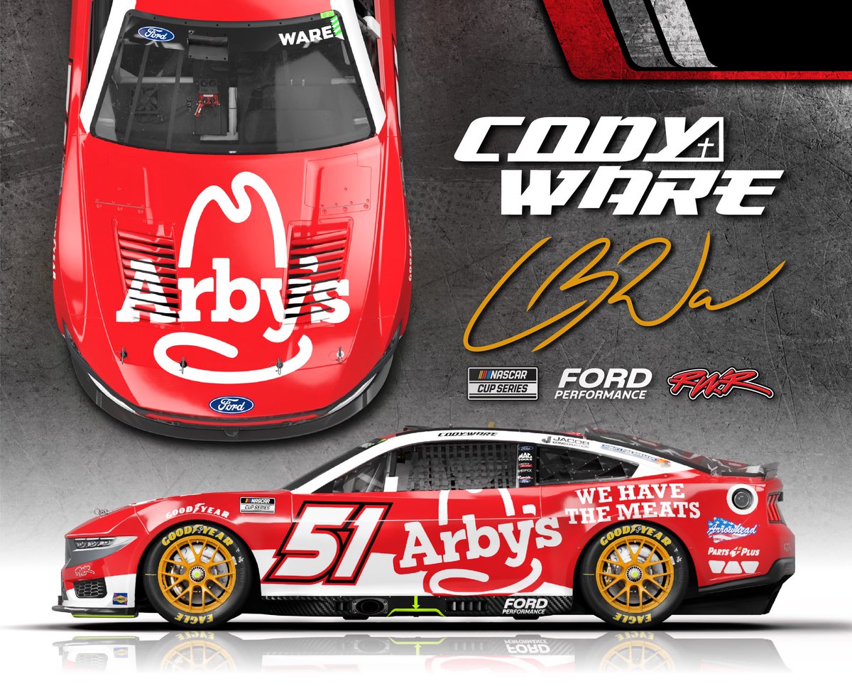 RickWareRacing's tweet image. #WeHaveTheMeats @IMS
@Arbys on the #51 this weekend!
