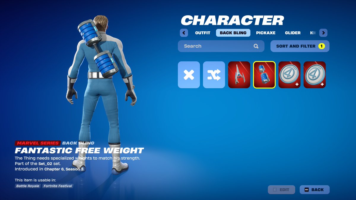 iFireMonkey's tweet image. Fantastic Four Model Space Craft Back Bling
Fantastic Free Weight Back Bling