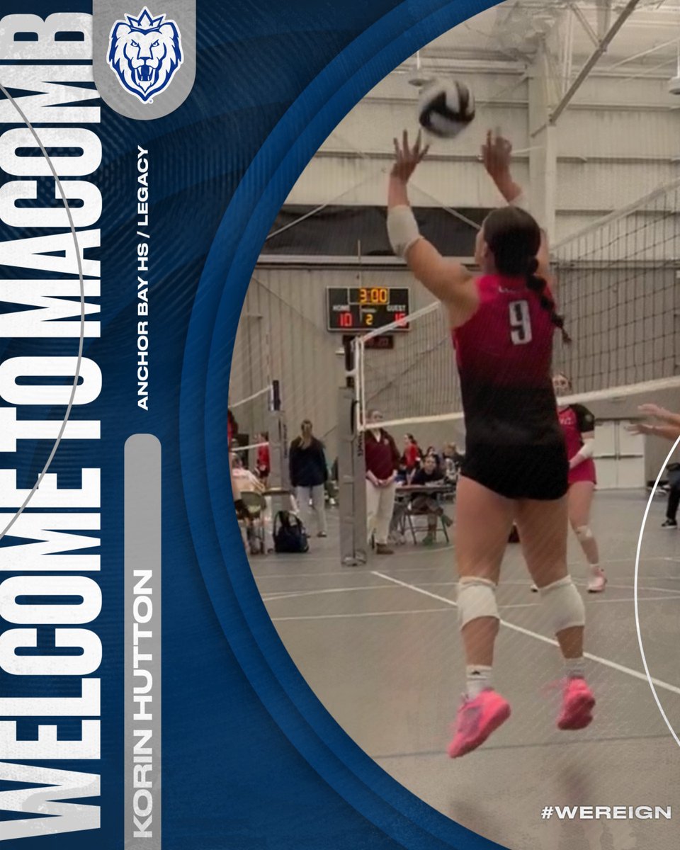 MacombMonarchs's tweet image. 𝑺𝒊𝒈𝒏𝒆𝒅 🖊️🏐
Another one! @MacombVB announces the signing of Korin Hutton, a 5-6 setter from Anchor Bay High School! Hutton joins Cousino's Jessica Banar as newcomers hailing from Legacy Volleyball Club!
#WeReign #NJCAAVB