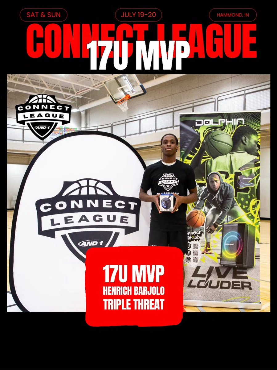 Luhhenny5's tweet image. Very grateful to be named Connect League 17U tournament MVP🙏🏾