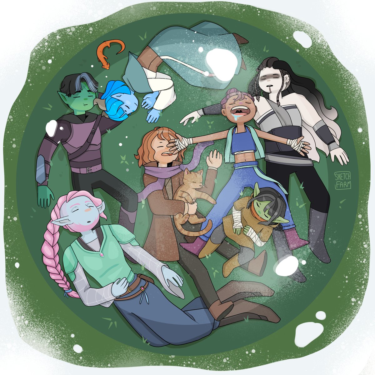sketchfarm's tweet image. So excited for the Mighty Nein animated show!!!
#criticalrolefanart #CriticalRole
