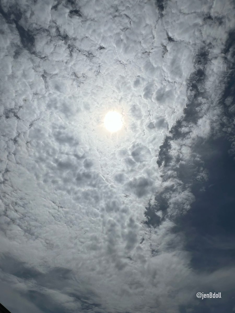 JenBDoll's tweet image. I can’t remember what fakery they made up for a sky that looks like this….
My sky overhead right now should not be normalized.
📍Volusia County, Florida
** volume down plane doing a run up across the runway