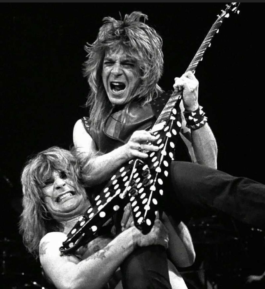 fin313's tweet image. Ozzy — with Randy once again. 😢 
R.I.P.