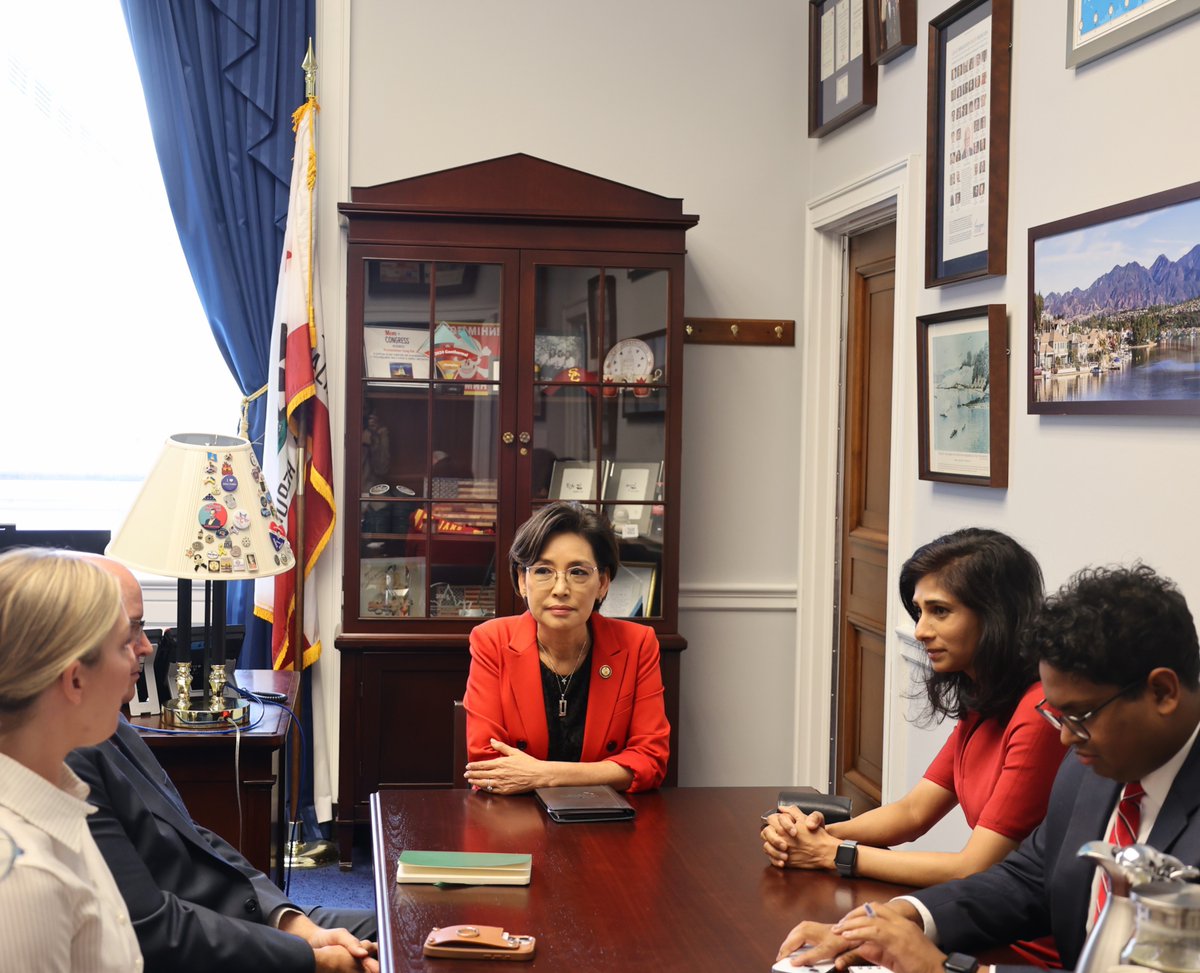 RepYoungKim's tweet image. Taiwan is the 21st largest economy and produces 90% of the world’s advanced chips.
I met with IMF leadership to make clear: Taiwan deserves a seat at the table—and the free world needs Taiwan at the IMF.