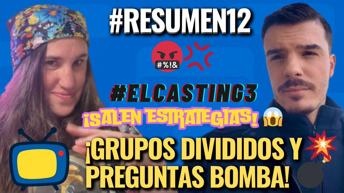HablamosdeTv's tweet photo. 🚨 ¡GRUPOS DIVIDIDOS! 🤯 Estrategias SECRETAS y Preguntas BOMBA 💣 | #ElCasting RESUMEN 12
https://t.co/1iy6iSCvjn https://t.co/v9oBSQNEkv