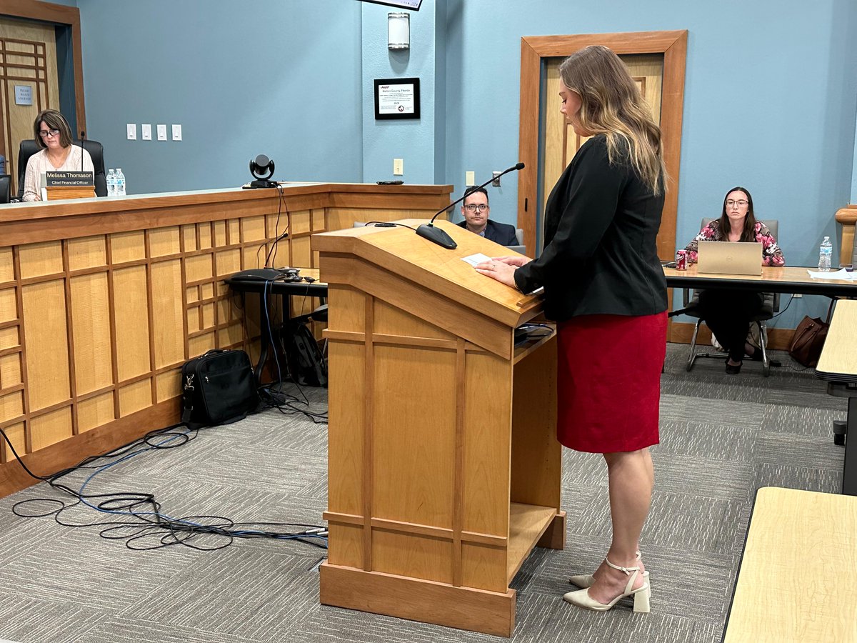 Today, <a href="/WCBCCFL/">Walton County Board of County Commissioners</a> &amp; AARP Florida recognized Social Security's 90th anniversary. Kaylee Peters from AARP addressed the Commission, asking for their support in signing a proclamation, and stressing the need to protect and strengthen Social Security for future generations.