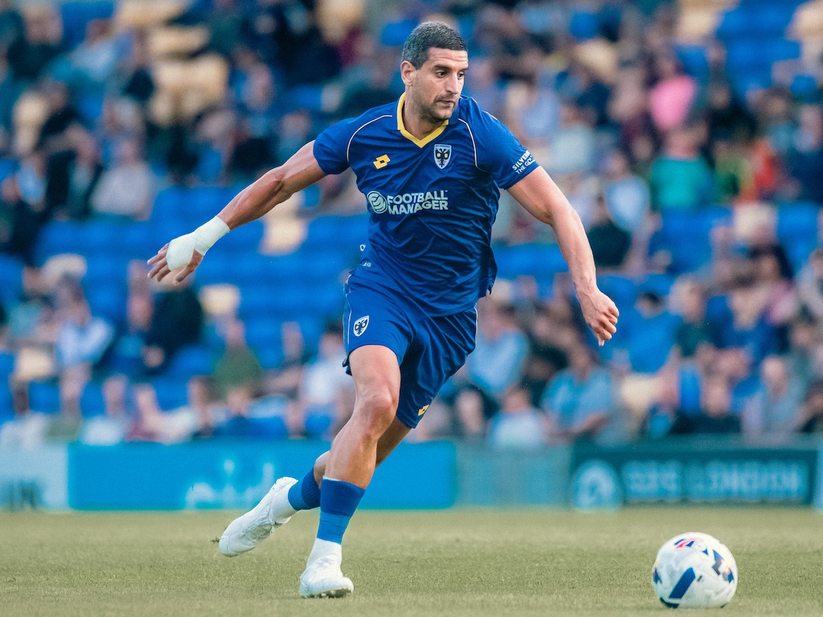 AFCWimbledon's tweet image. Omar and Josh with our best efforts on goal in the first period from distance.
#AFCW ๐ก๐ต