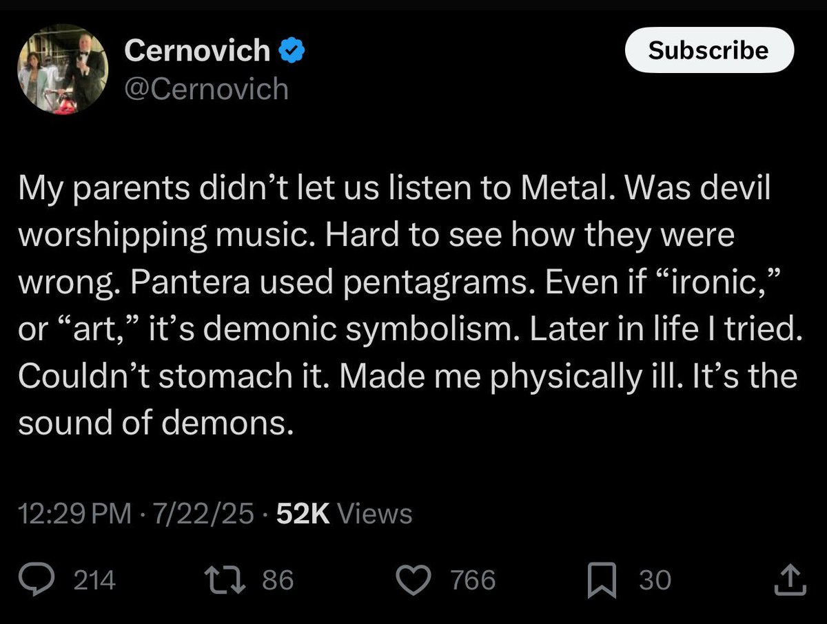 RAZ0RFIST's tweet image. We aren't all fortunate enough to have parents like Cernovich's.
If only my ordained minister father hadn't encouraged me to participate in all those Metal bands, perhaps I could be more like Mike:
Banging a tranny instead of driving one.
