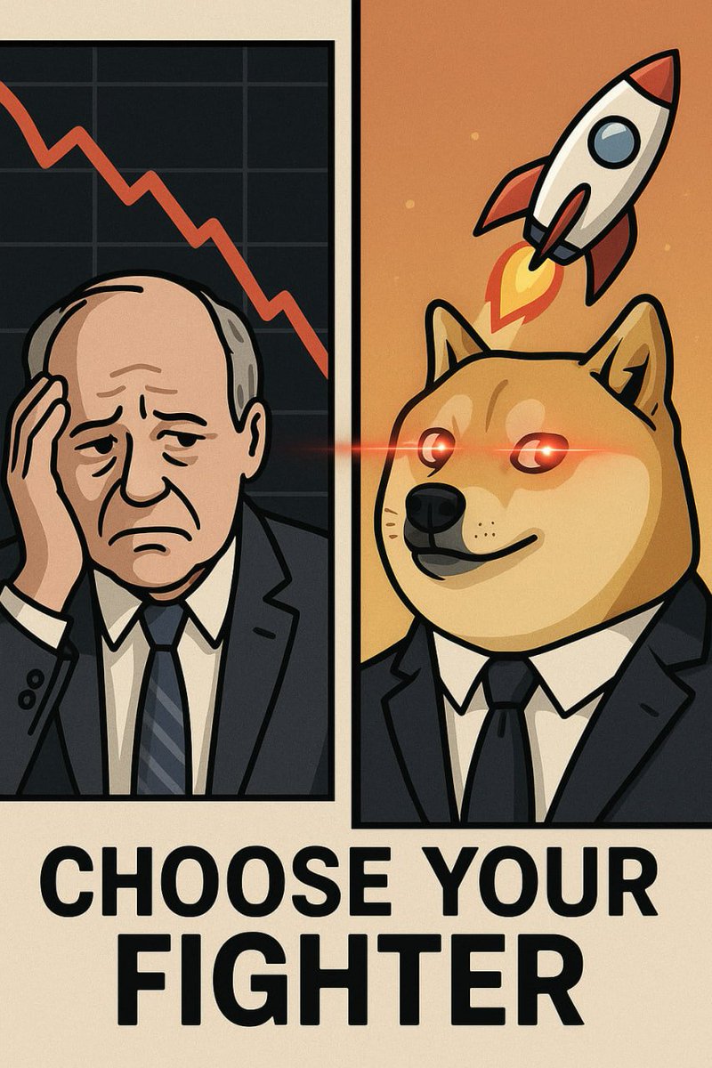 DOGEonChain's tweet photo. Choose your side wisely. 

The time is coming. https://t.co/wsjTA5JndS