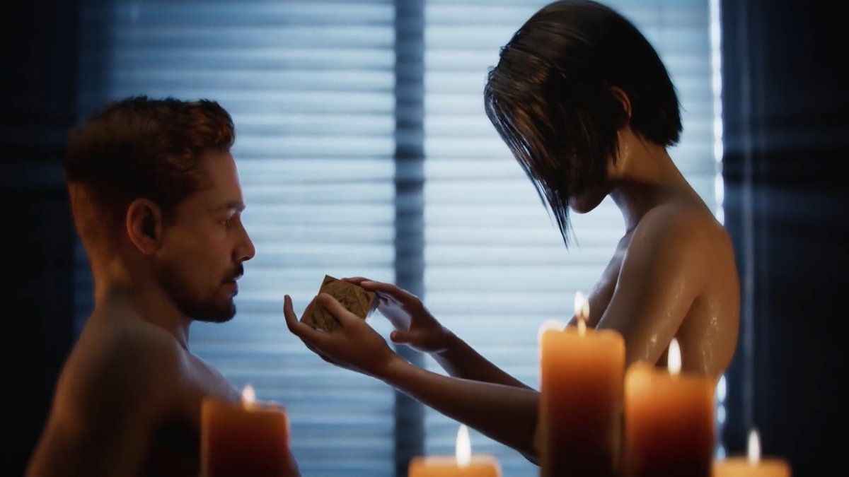 ReviewsPossum's tweet image. The trailer for Hellraiser: Revival starts with tits right in your face, but then they do the Austin Powers censorship.