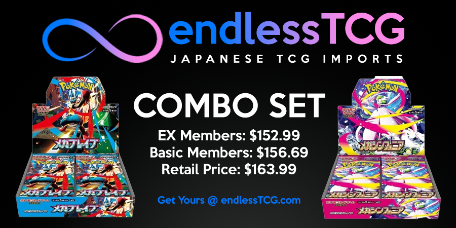 endlessTCG's tweet image. MEGA Combo Set!
Both Booster Boxes for only $163.99!
Limits apply so get 'em while you can!