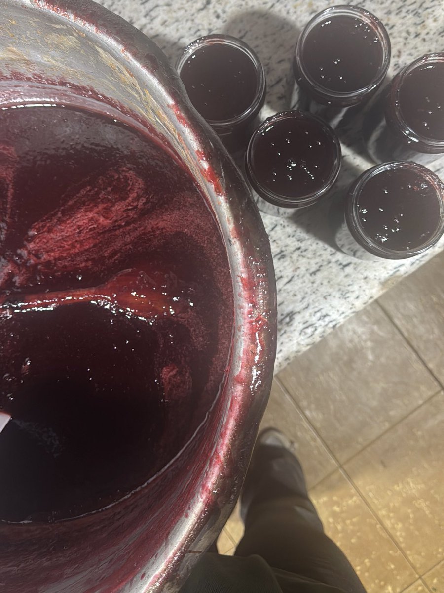 VeryyVanilla's tweet image. Cinnamon Red Plum Jam, Corn, to be stored for winter provisions