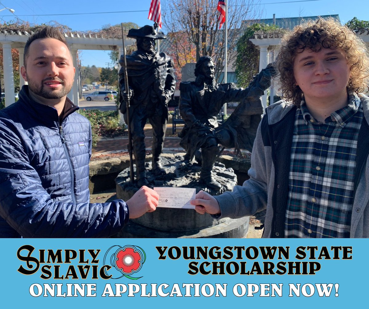 Youngstown State students — there's still time to apply for the Simply Slavic Scholarship!
 Don't wait — the deadline to submit is July 31.

🔗 bit.ly/3TSQP5T