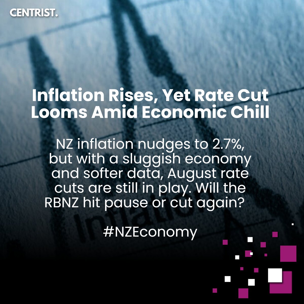 centrist_nz's tweet image. NZ inflation rises to 2.7%, but weak economy keeps August rate cut likely as Reserve Bank eyes more support.
Read More: zurl.co/9Of1P