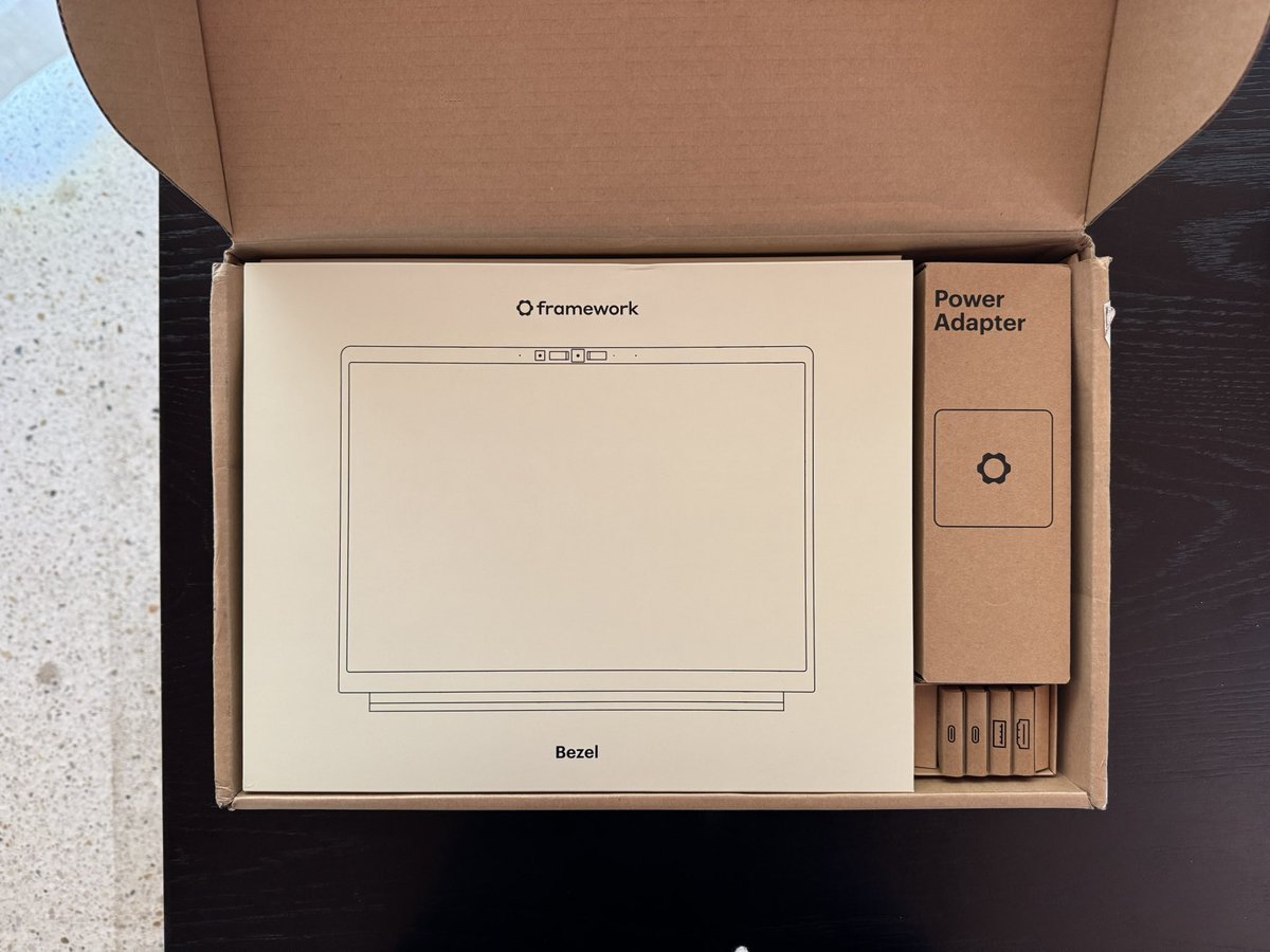 jasonfried's tweet image. My @FrameworkPuter has arrived. @dhh’s proselytism in full effect! Eager to see what this religion feels like.