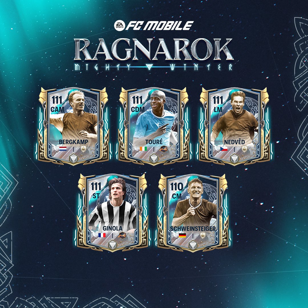 EASFCMOBILE's tweet image. Cool under pressure and ready to storm the pitch. ❄️
Week 3 of Ragnarok: Mighty Winter starts this Thursday UTC.