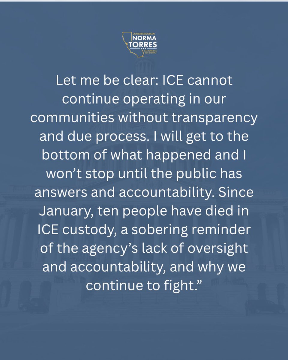 NormaJTorres's tweet image. ICE detained multiple people at a Stater Bros in Ontario. My team was on site to help and received information that agents accessed employee-only areas without a warrant. Store management told us to "take it up with corporate."
This is unacceptable. Read my statement demanding…