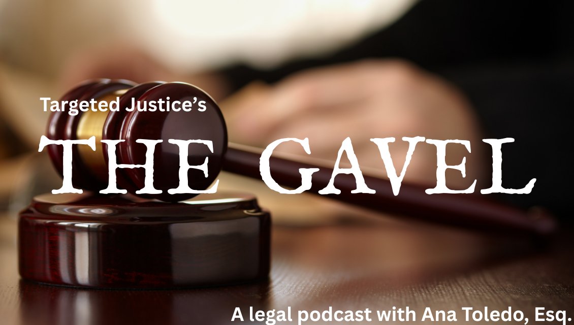 Ana Toledo (@anatoledodavila) on Twitter photo Please set your notification bell for tomorrow's <a href="/TargetedJustice/">Targeted Justice</a> Gavel!
I will cover last week's rollercoaster good news for our community victim of government weaponization.
The Gavel, Ep. 10 rumble.com/v6wjdd6-the-ga… Please set your notification bell for tomorrow's <a href="/TargetedJustice/">Targeted Justice</a> Gavel!
I will cover last week's rollercoaster good news for our community victim of government weaponization.
The Gavel, Ep. 10 rumble.com/v6wjdd6-the-ga…
