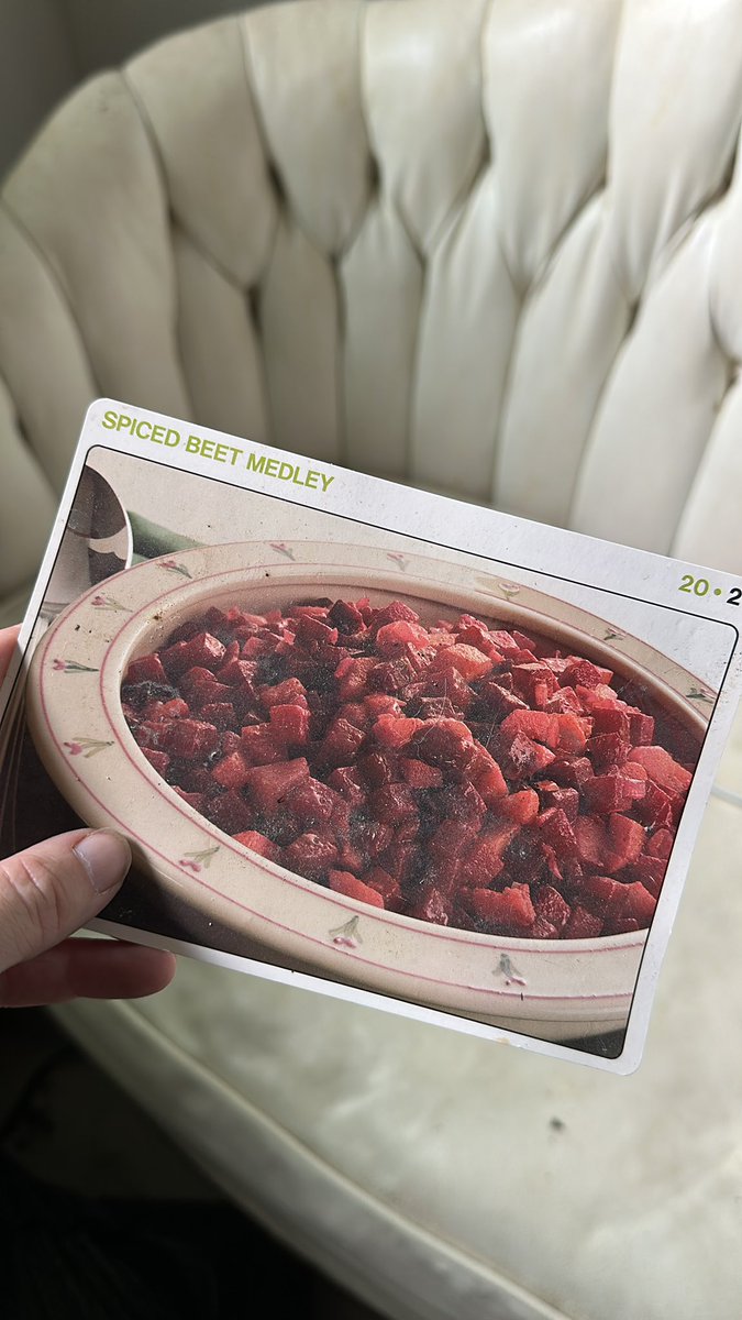 emzanotti's tweet image. Will anyone be mad if I throw out this amazing masterpiece of mid century microwave cooking knowledge