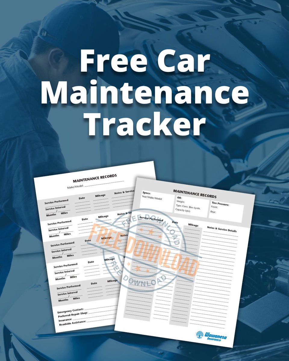 Keep your car running smooth with our FREE Car Maintenance Tracker! 🚗🛠️

Stay on top of all your service dates and never miss a tune-up again.

Download your FREE tracker today: bit.ly/3TUrEQc