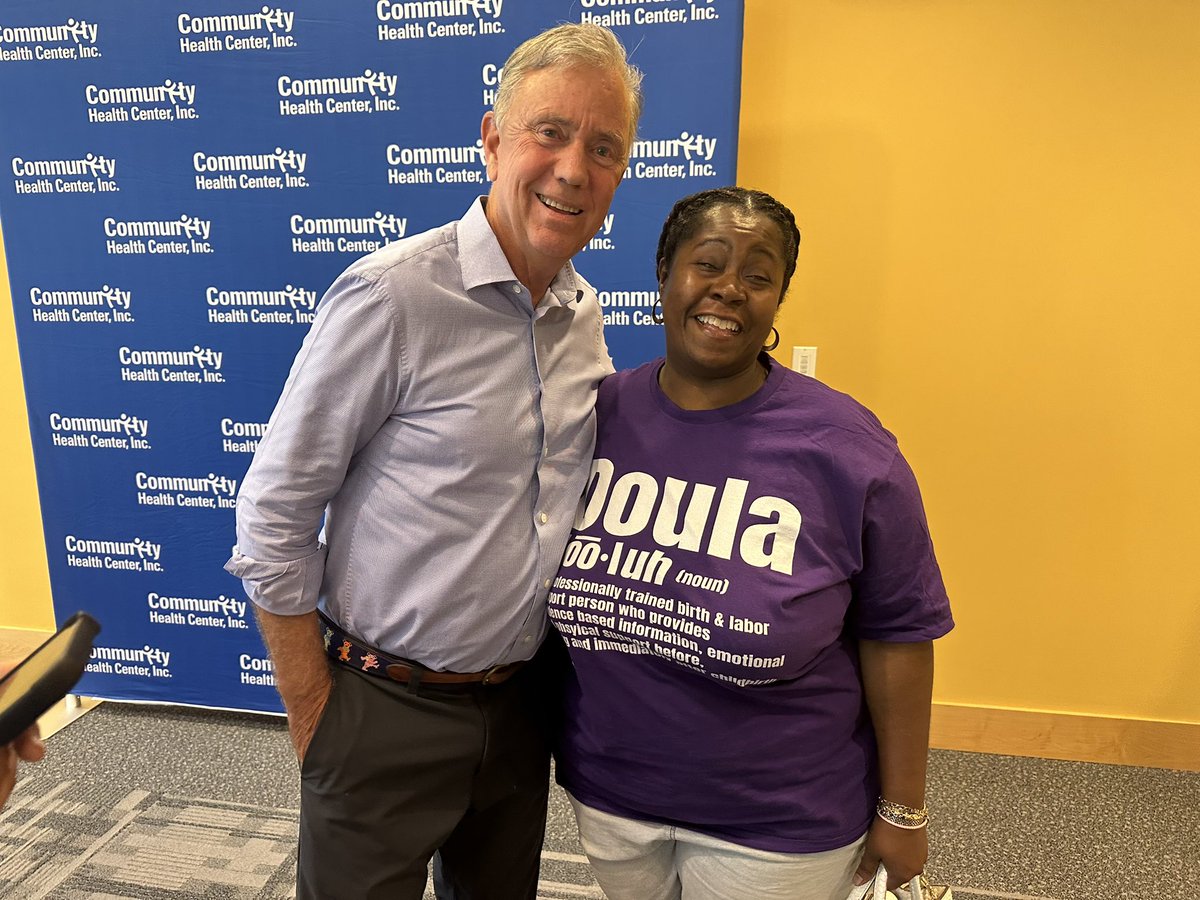 GovNedLamont's tweet image. They’re called “Duolas (DO-Luh)” and they are caring for newborns and their mothers across Connecticut!
Today, I signed 2️⃣ bills addressing maternal healthcare:
✅ More access to birth centers
✅ Doula support before, during & after birth
✅ Better mental health care for mom
