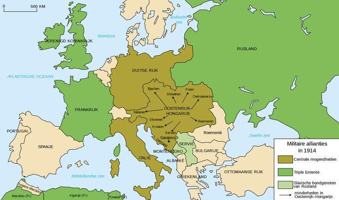 boudewijnsteur's tweet image. Op deze dag in 1914 stelde Oostenrijk-Hongarije een ultimatum aan Servië, waarin geëist werd dat Servië meewerkte aan het onderzoek naar de moord op Frans Ferdinand. In feite was het ultimatum aanleiding om Servië binnen te kunnen vallen. Plaveide de weg naar Eerste Wereldoorlog