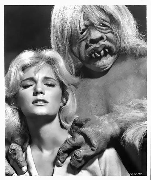 Yvette Mimieux and Morlock from George Pal’s THE TIME MACHINE (1960)