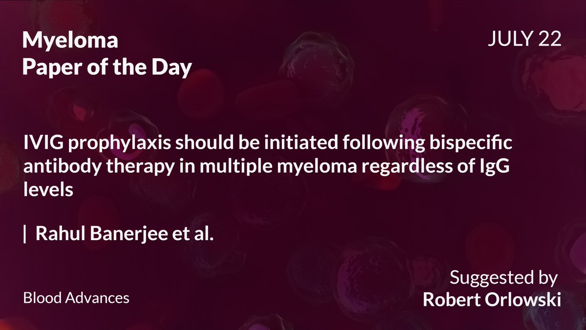 OncoDaily (@oncodaily) on Twitter photo Myeloma Paper of the Day, July 22nd, Suggested by Robert Orlowski (<a href="/Myeloma_Doc/">Robert Z. Orlowski</a>)
<a href="/RahulBanerjeeMD/">Rahul Banerjee, MD, FACP</a> <a href="/MeeraMohanMD/">Meera Mohan</a> <a href="/KRejeski/">Kai Rejeski</a> <a href="/GKaurMD/">Gurbakhash Kaur</a> <a href="/DrNikitaMehra/">Nikita Mehra</a> <a href="/NoopurRajeMD/">Noopur Raje</a>
oncodaily.com/science/myelom…
#OncoDaily #Oncology #Cancer #Health #Medicine #MedTwitter #MedEd #MedOnc #MedNews #MM Myeloma Paper of the Day, July 22nd, Suggested by Robert Orlowski (<a href="/Myeloma_Doc/">Robert Z. Orlowski</a>)
<a href="/RahulBanerjeeMD/">Rahul Banerjee, MD, FACP</a> <a href="/MeeraMohanMD/">Meera Mohan</a> <a href="/KRejeski/">Kai Rejeski</a> <a href="/GKaurMD/">Gurbakhash Kaur</a> <a href="/DrNikitaMehra/">Nikita Mehra</a> <a href="/NoopurRajeMD/">Noopur Raje</a>
oncodaily.com/science/myelom…
#OncoDaily #Oncology #Cancer #Health #Medicine #MedTwitter #MedEd #MedOnc #MedNews #MM