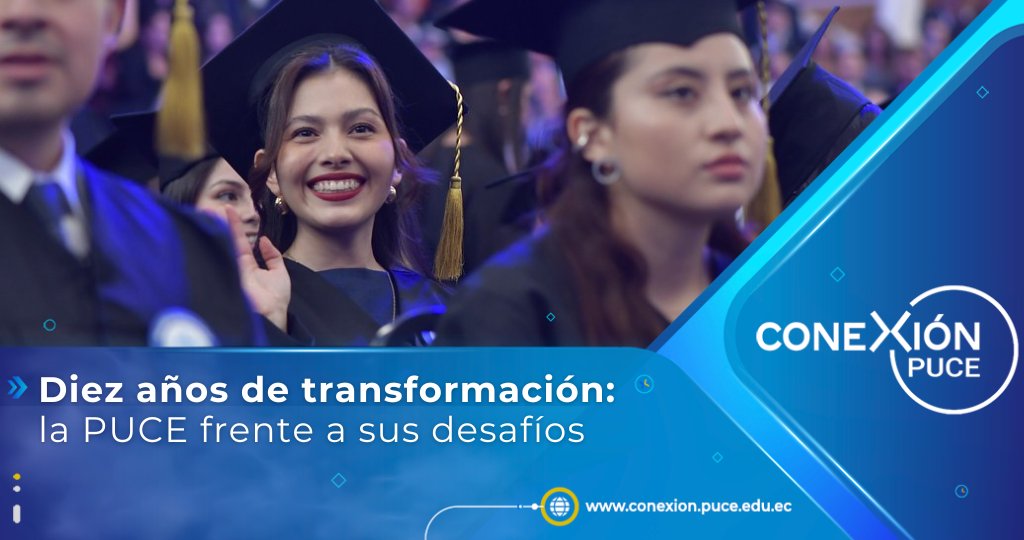 🚀 No nos detenemos, evolucionamos, nos adaptamos y transformamos. La misión es clara: formar a los mejores para el mundo. Esta capacidad de cambio nos convierte en una universidad viva, atenta a los desafíos y dispuesta a enfrentarlos con valentía 👇.
🖇️ conexion.puce.edu.ec/diez-anos-de-t…