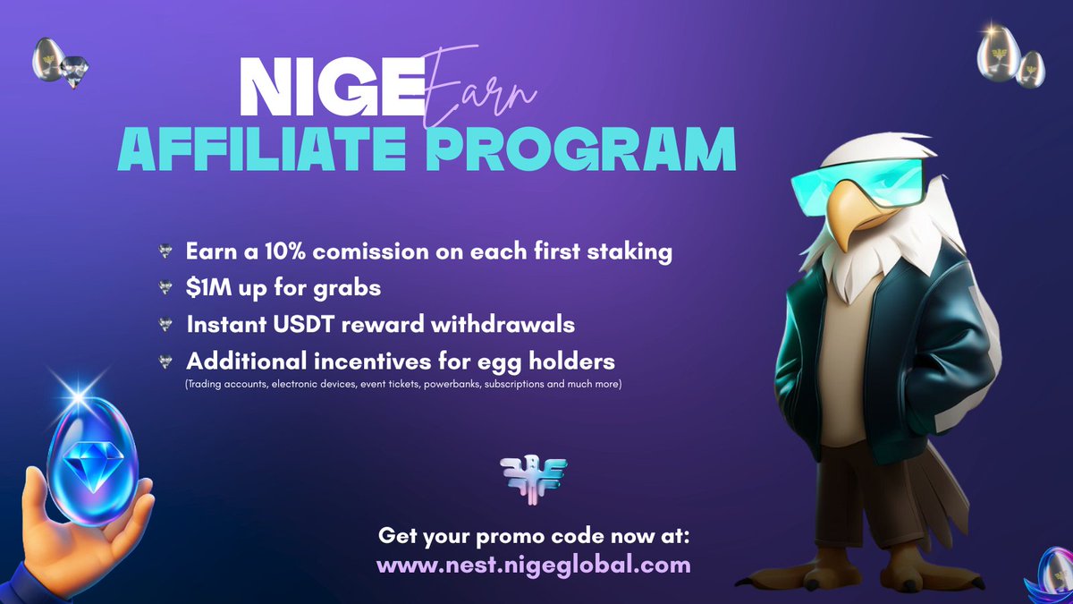 NigeNest's tweet image. 💎 The NigeEarn Story: Because You Deserve to Earn
You’ve shown up.
You’ve built.
You’ve believed.
Now, it’s time you earned from it.
Not just a number on your dashboard. Actual, life-changing value.
At Nige, we don’t just reward activity. We honor effort.
Every time you bring…