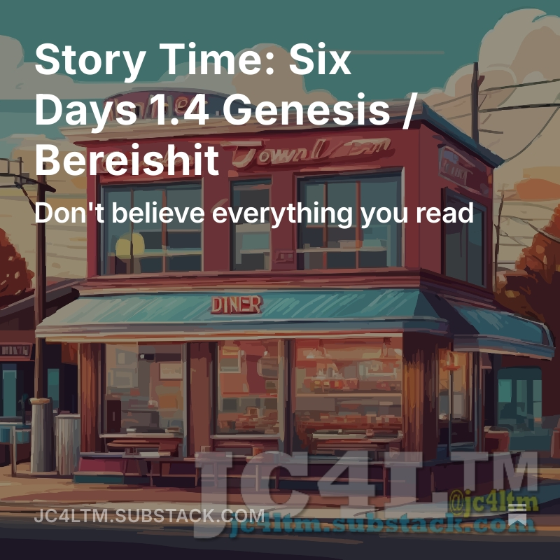 JC4Ltm's tweet image. Story Time: Six Days 1.4 Genesis / Bereishit
My whole body was killing me, and by the looks of things I had not fallen very well as I stared at the crusts of blood that were still in the corner of my nose. I pulled the shards of glass from my hands open.substack.com/pub/jc4ltm/p/s…