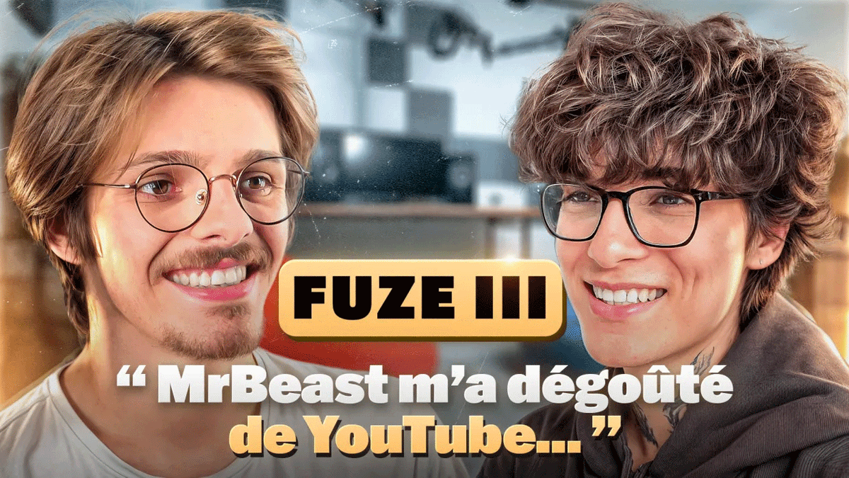 CreatorLabMerch's tweet image. "FuzeIII : MrBeast m’a dégoûté de YouTube…"

Nouveau podcast dispo avec @FuzeIII 

On parle de création de contenu, d’entrepreneuriat et de sa vie perso. C’est dispo sur toutes les plateformes dès maintenant.

youtube.com/watch?v=AdchQI…