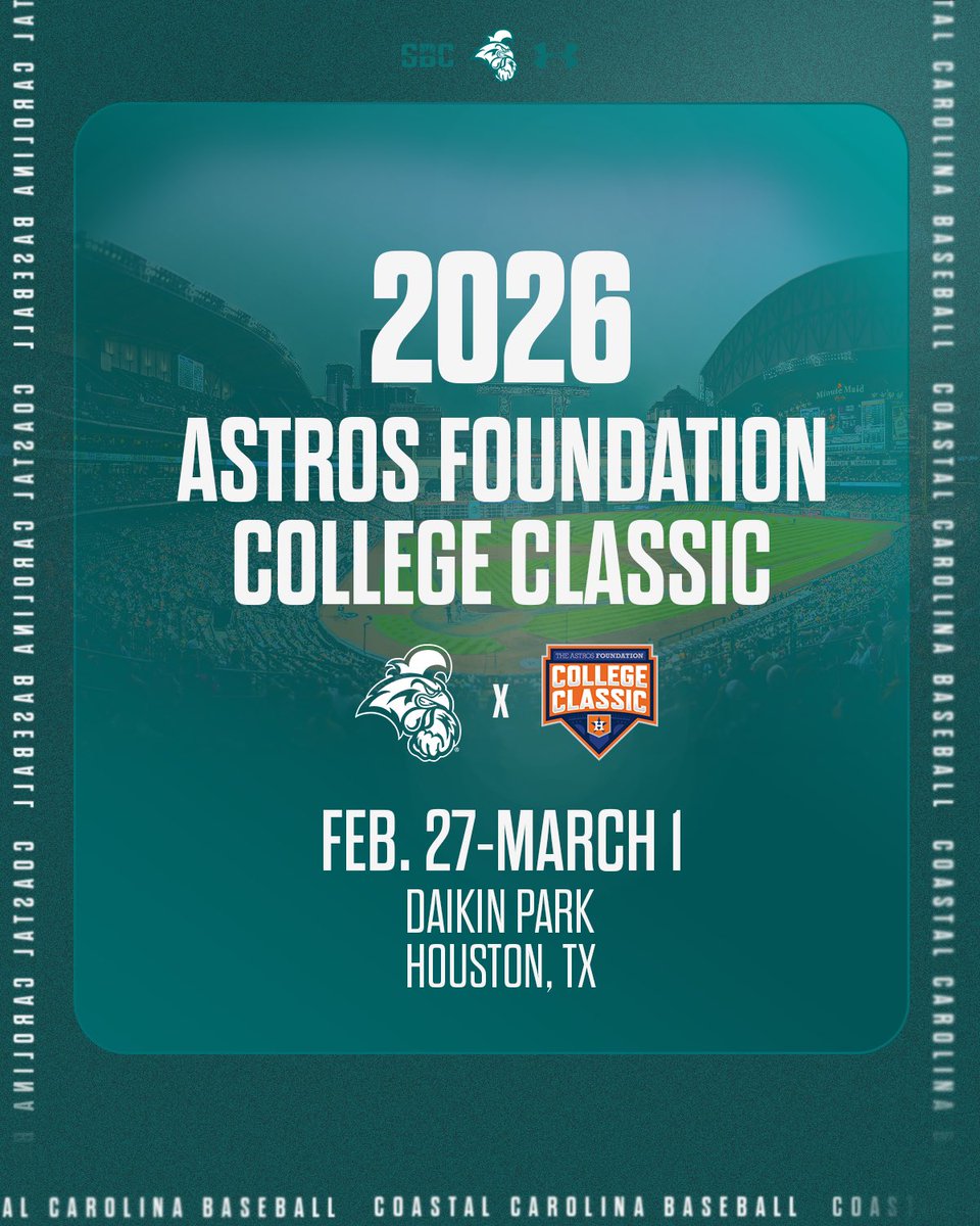 CoastalBaseball's tweet image. Headinβ to Houston
Read more β‘οΈ bit.ly/44YTu3b