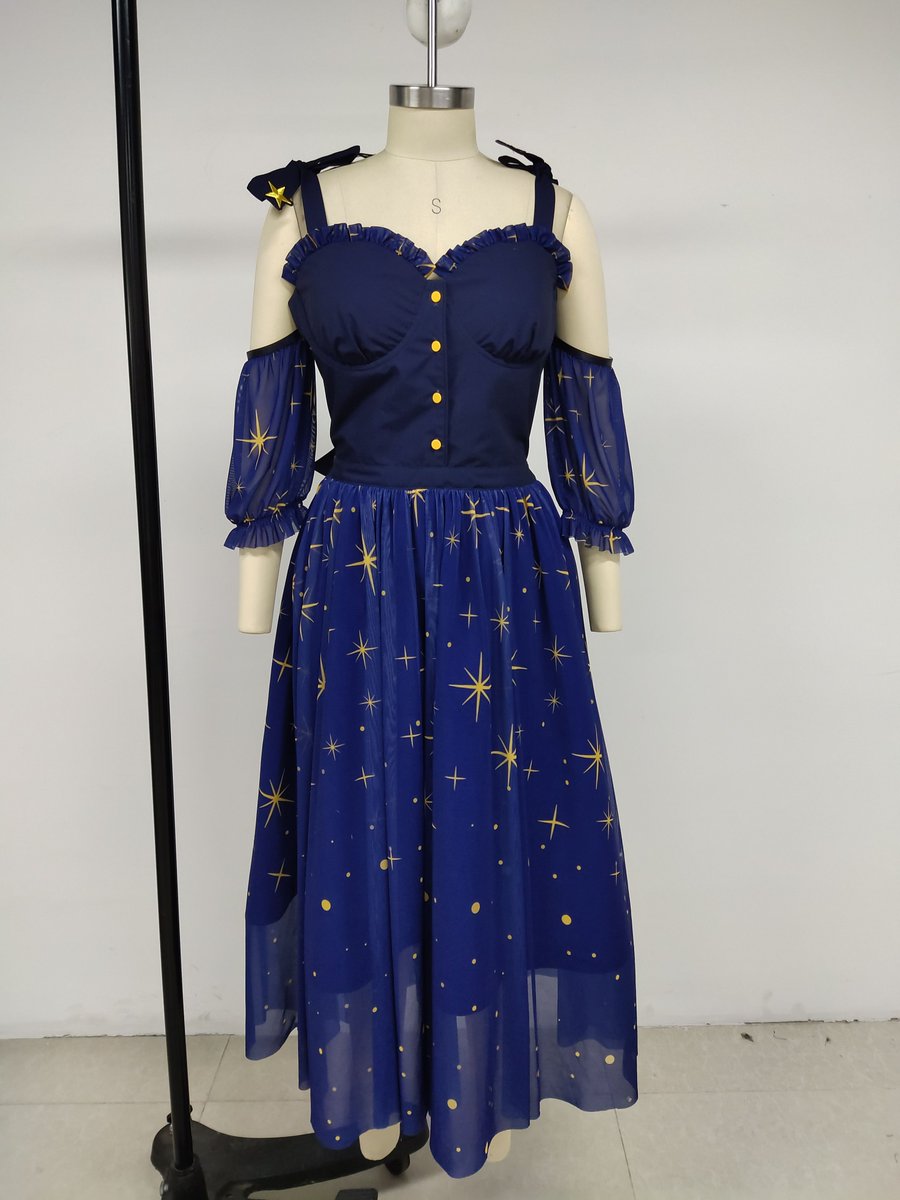 NyahalloShop's tweet image. Starfall dress sample β¨ Lots of changes are needed