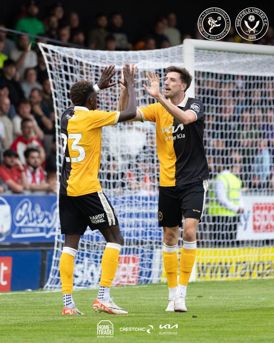 burtonalbionfc's tweet image. Tavares and Beesley combine for the first goal.
#TheBrewers