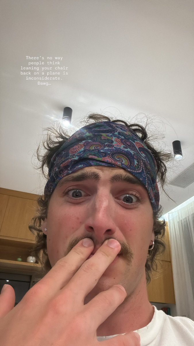 BooneAccess's tweet image. Benson Boone via instagram storys!