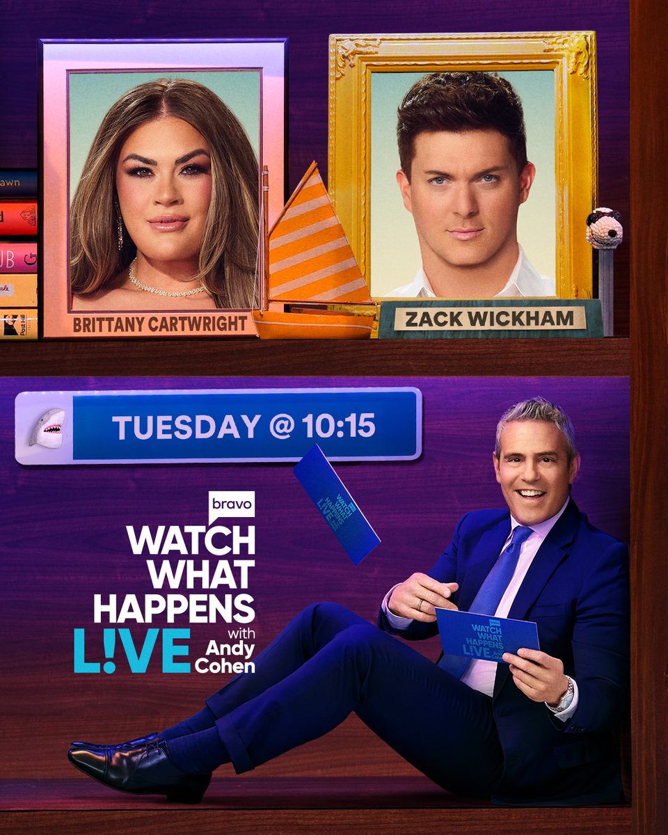 BravoWWHL's tweet image. We are LIVE tonight with Brittany Cartwright and Zack Wickham! #WWHL