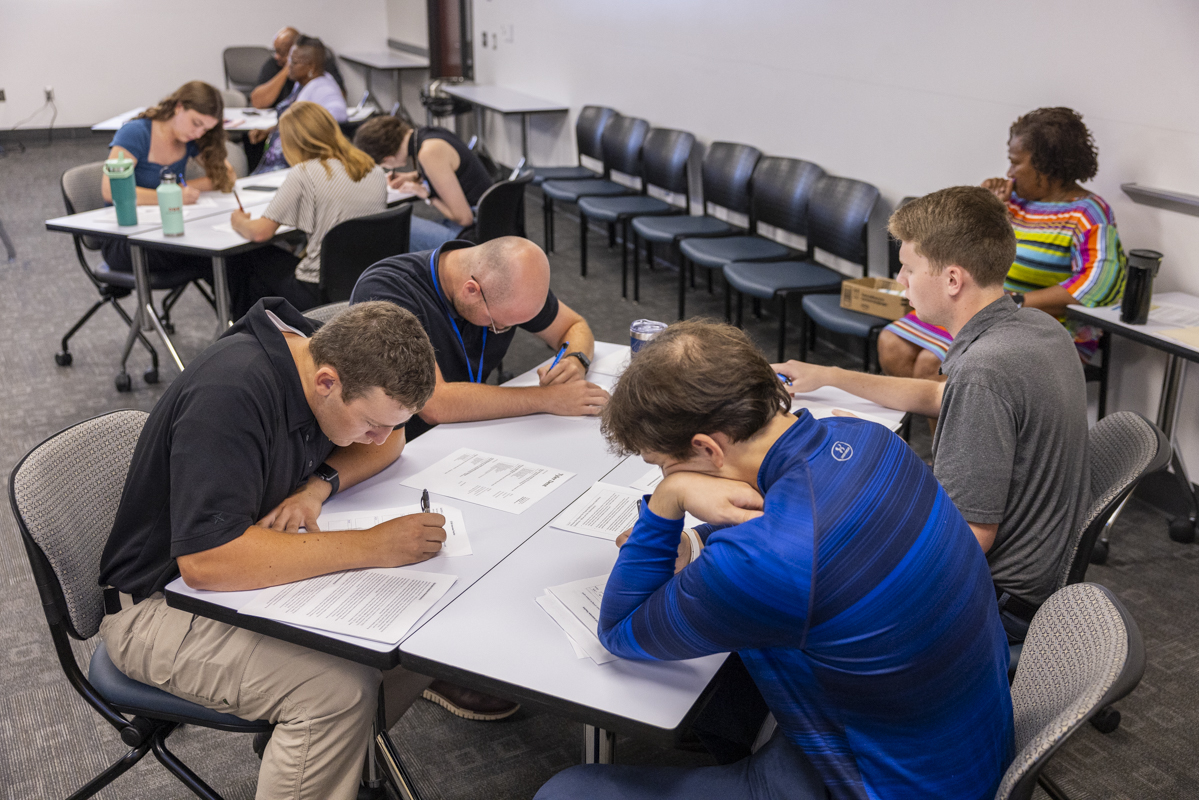 OHPublicSafety's tweet image. Today as part of our #SummerInternSeries, our interns met with the Office of Criminal Justice Services who provided a session on grant writing and anti-human trafficking efforts. Additionally, the Learning & Development Unit coordinated an interactive skills workshop and breakout…