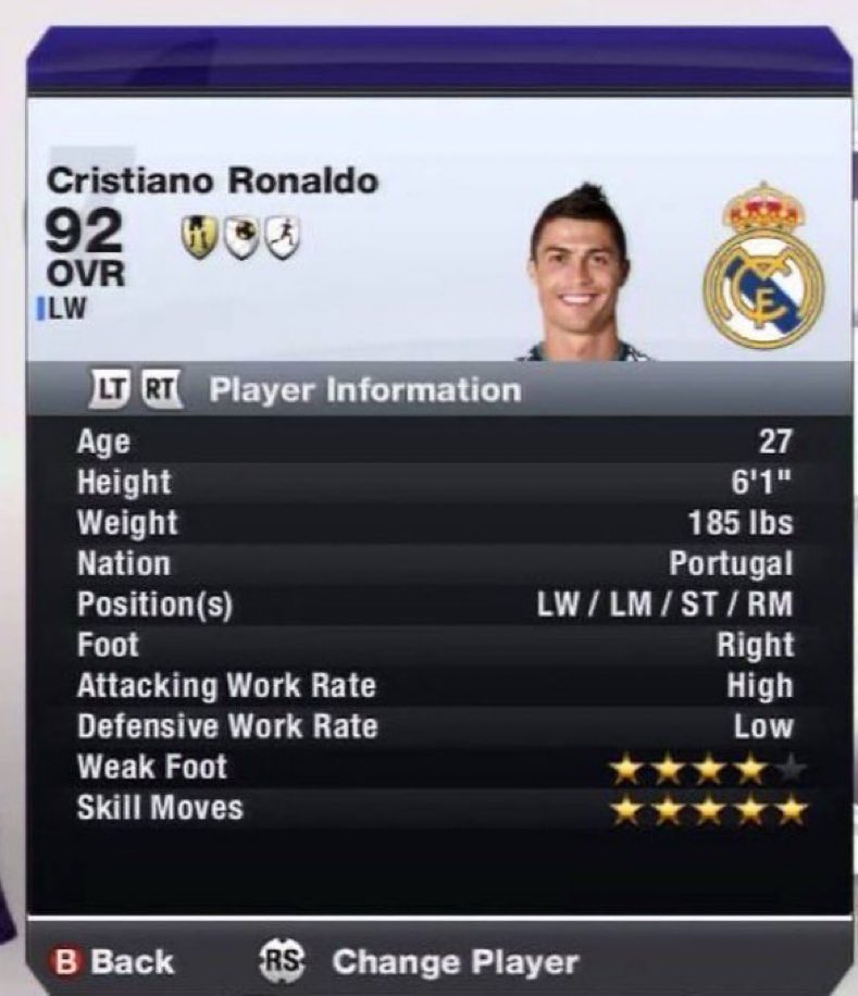 CristianoXtra_'s tweet image. “LW/LM/ST/RM” and nowadays they cry if they don't get to play on their fav position.
