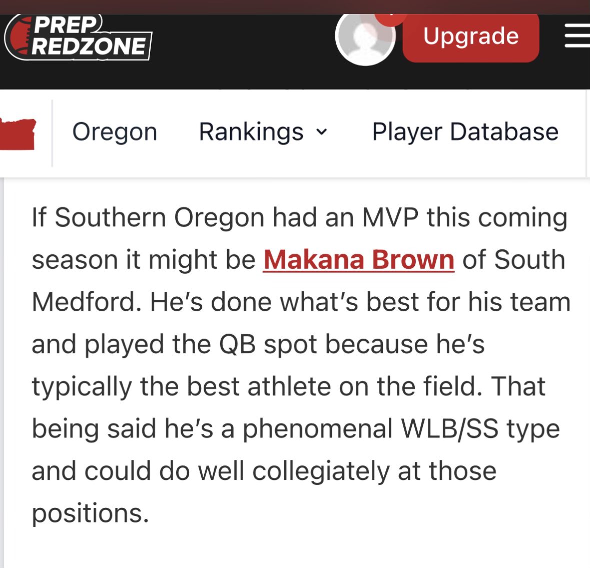 Makana Brown (@makanabrown) on Twitter photo I appreciate the recognition <a href="/JordanJ_/">Jordan Johnson</a>. Looking forward to my Senior Season!
<a href="/AndrewNemec/">Andrew Nemec</a> <a href="/PrepRedzoneOR/">Prep Redzone Oregon</a> I appreciate the recognition <a href="/JordanJ_/">Jordan Johnson</a>. Looking forward to my Senior Season!
<a href="/AndrewNemec/">Andrew Nemec</a> <a href="/PrepRedzoneOR/">Prep Redzone Oregon</a>