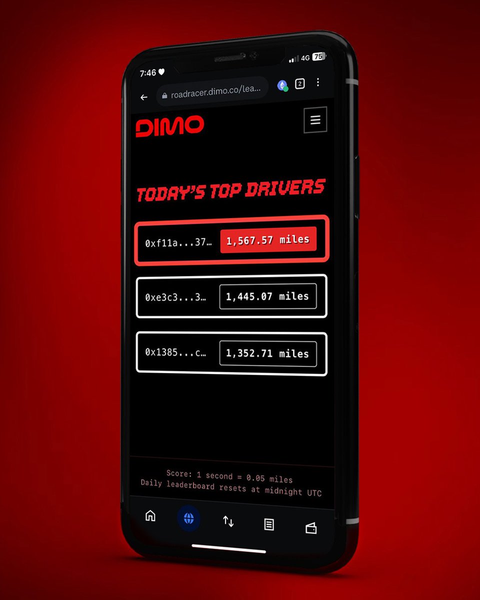 DIMO_Network's tweet image. Over 3,650 racers have joined. Still not top 3? No stress.
You’ve got time (and chances) to win.
Play now, earn prizes, and unlock mystery boxes along the way 🎁🚗
We’re also giving away FREE @base x DIMO socks every day until August 12. So don’t forget to share a screenshot…